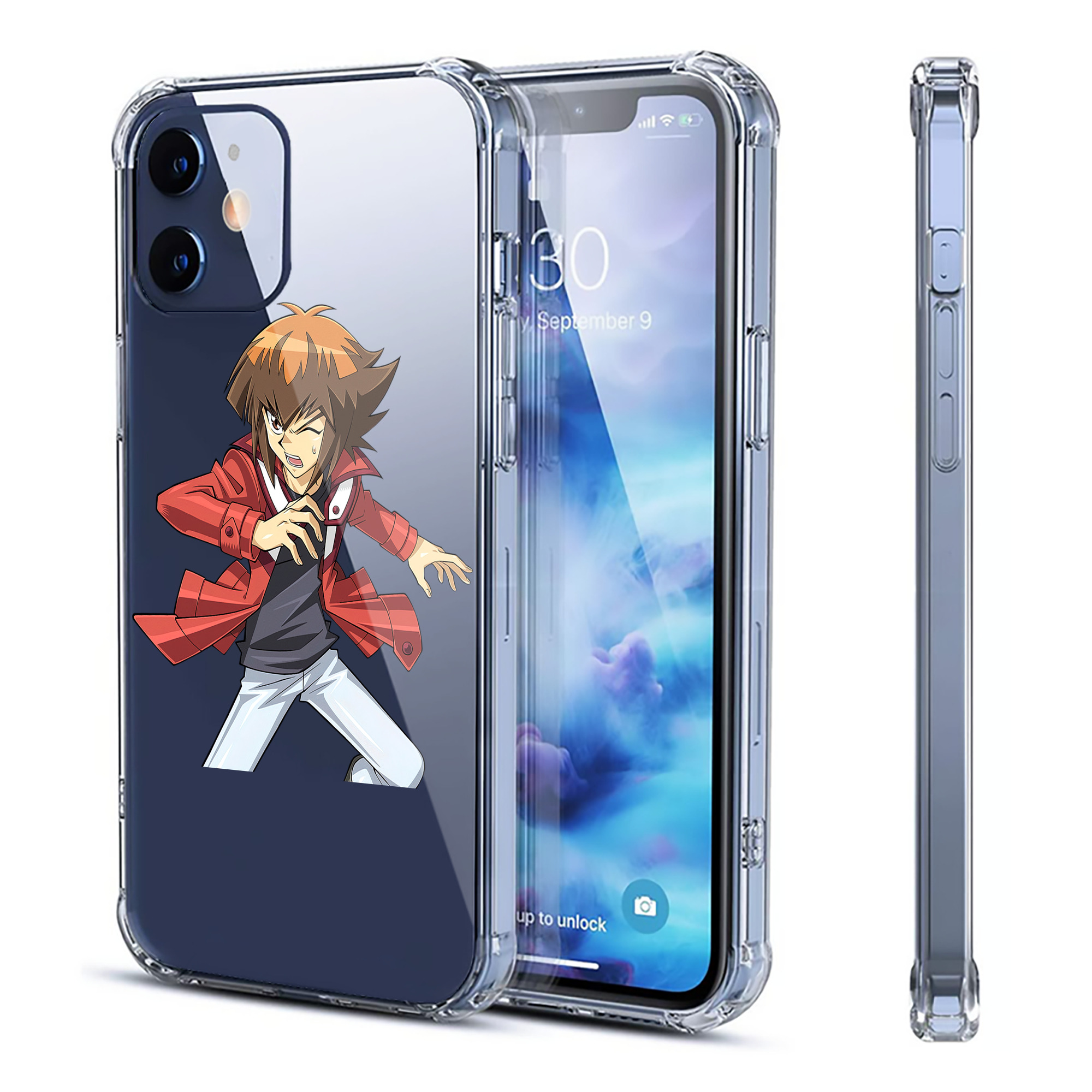 （画像用） 遊☆戯☆王 Yu-Gi-Oh! 【iPhone 12シリーズ対応】透明スマホケース（クリアソフトケース）